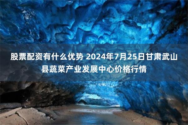 股票配资有什么优势 2024年7月25日甘肃武山县蔬菜产业发展中心价格行情